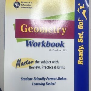 Like new never before used Geometry workbook . For High school and up.